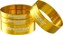 Reverse Components Reverse - Set D'entretoises De Direction “Spacer 1 1/8" -Accessoires Vélo Soldes Boutique reverse ultra light spacer dore 3840x2160