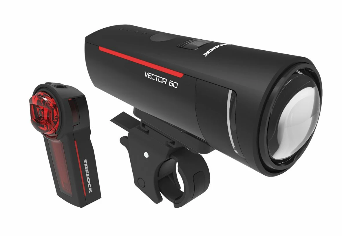 Trelock - Set D'éclairage Avant/arrière LS 600 I-GO Vector & LS 740 I-GO 3 Trelock - Set D'éclairage Avant/arrière LS 600 I-GO Vector & LS 740 I-GO